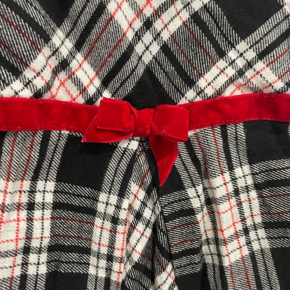 Bambini Little Girls Checkered Ribbon Dress - Picture 3 of 5